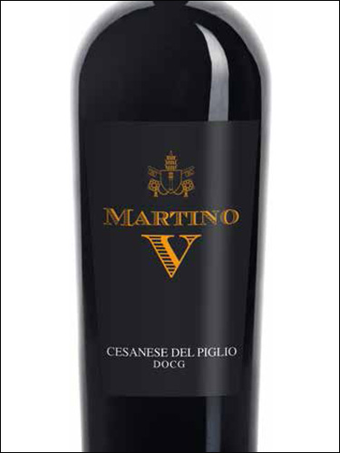 фото Martino V Cesanese del Piglio DOCG Мартино Квинто Чезанезе дель Пильо Италия вино красное