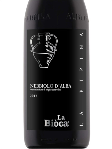 фото La Bioca La Pipina Nebbiolo d’Alba DOC Ла Биока Ла Пипина Неббиоло д'Альба Италия вино красное