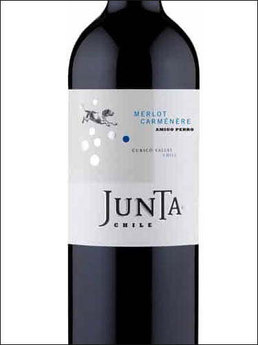 фото Junta Merlot Carmenere Amigo Perro Хунта Мерло Карменер Амиго Перро Чили вино красное