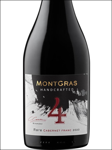 фото MontGras Handcrafted 4 Rare Cabernet Franc МонтГрас Андкрафтед 4 Раре Каберне Фран Чили вино красное