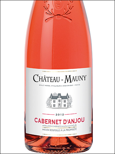 фото Chateau de Mauny Cabernet d'Anjou AOC Шато де Мони Каберне д'Анжу Франция вино розовое