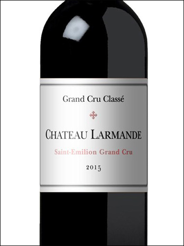 фото Chateau Larmande Grand Cru Classe Saint-Emilion Grand Cru AOC Шато Ларманд Сент-Эмильон Гран Крю Франция вино красное