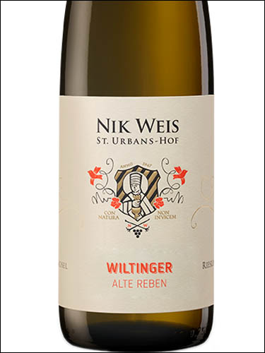 фото Nik Weis Wiltinger Alte Reben Mosel Ник Вайс Вельтингер Альте Ребен Мозель Германия вино белое