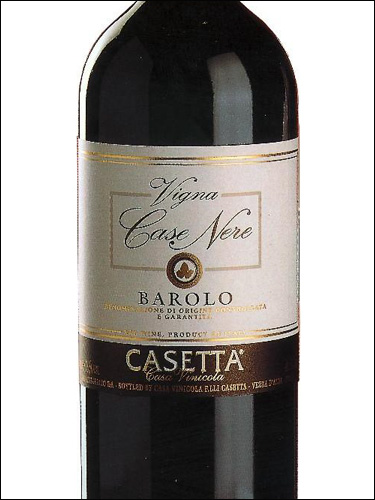 фото Casetta Barolo Casa Nere DOCG Казетта Бароло Каза Нере Италия вино красное