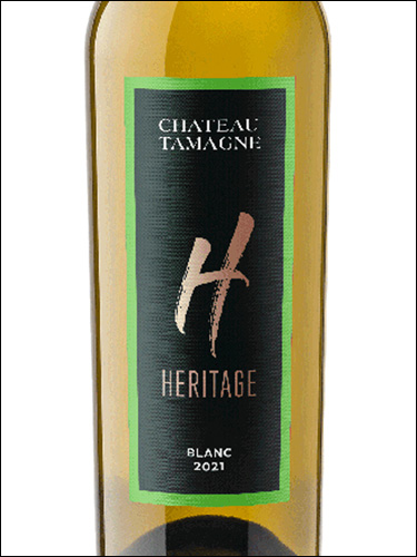 фото Chateau Tamagne Heritage Blanc Шато Тамань Эритаж Блан Россия вино белое