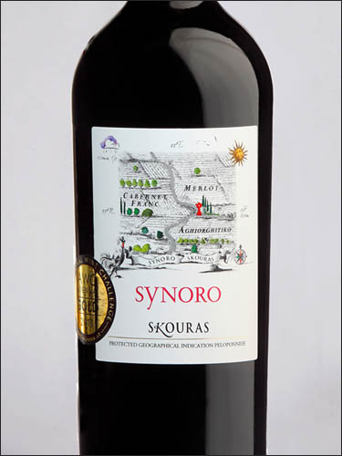 фото Skouras Synoro Peloponnese PGI Скурас Синоро Пелопоннес Греция вино красное