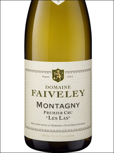 фото Domaine Faiveley Montagny Premier Cru Les Las Blanc AOC Домен Февле Монтаньи Премье Крю Ле Ла Блан Франция вино белое