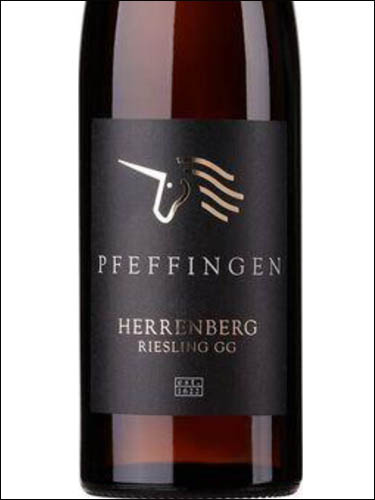 фото Pfeffingen Riesling Herrenberg GG Пфеффинген Рислинг Херренберг ГГ Германия вино белое