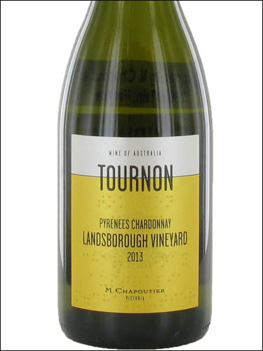 фото Domaine Tournon Landsborough Vineyard Pyrenees Victoria Chardonnay Домен Турнон Лэндсборо Виньярд Пиренэ Виктория Шардоне Австралия вино белое