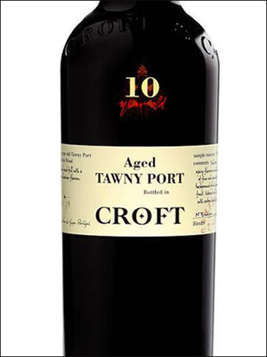 фото Croft Tawny Port 10 Years Old Крофт Тони Порт 10-летний Португалия вино красное