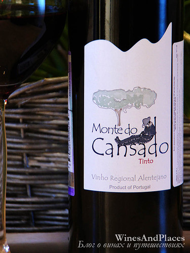 фото Monte do Cansado Tinto Vinho Regional Alentejano Монте де Кансадо Тинто ВР Алентежу Португалия вино красное