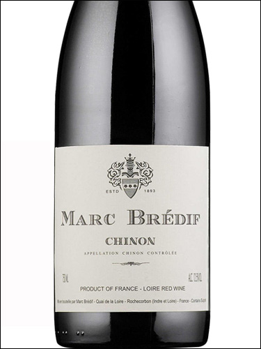фото Marc Bredif Chinon Rouge AOC Марк Бредиф Шинон Руж Франция вино красное