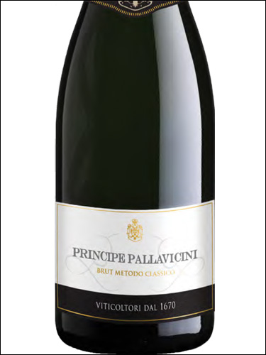фото Principe Pallavicini Brut Metodo Classico Принчипе Паллавичини Брют Методо Классико Италия вино белое
