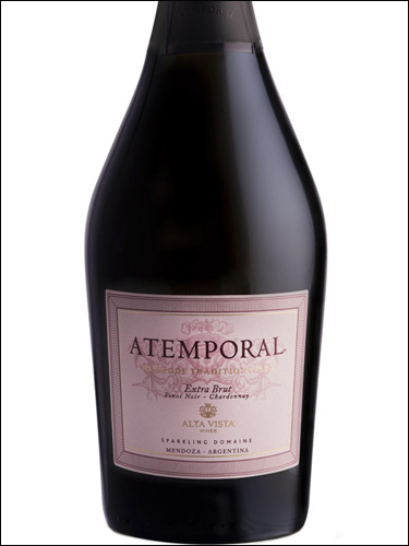 фото Alta Vista Atemporal Methode Traditionnelle Pinot Noir - Chardonnay Альта Виста Атемпораль Методе Традитионнелье Пино Нуар - Шардоне Аргентина вино розовое