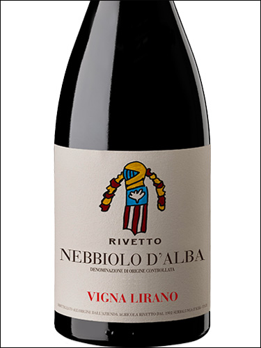 фото Rivetto Vigna Lirano Nebbiolo d'Alba DOC Риветто Винья Лирано Неббиоло д'Альба Италия вино красное