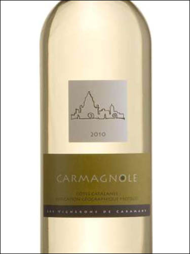 фото Carmagnole Classique Blanc Cotes Catalanes IGP Карманьоль Классик Блан Кот Каталан Франция вино белое