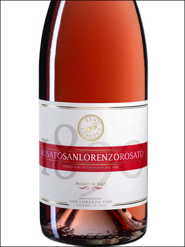 фото San Lorenzo Rosato Colli Aprutini IGT Сан Лоренцо Розато Колли Апрутини Италия вино розовое
