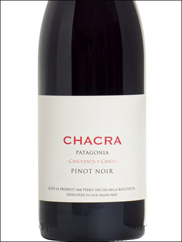 фото Chacra Cincuenta y Cinco Pinot Noir Patagonia Чакра Синкуэнта и Синко Пино Нуар Патагония Аргентина вино красное