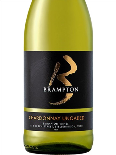фото Brampton Unoaked Chardonnay Брэмптон Аноукд Шардоне ЮАР вино белое