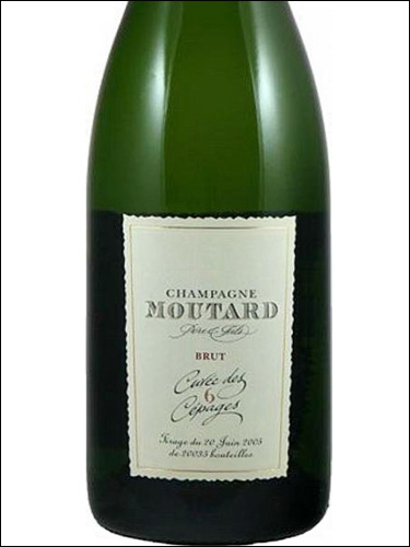 фото Champagne Moutard Pere et Fils  Cuvee des 6 Cepages Brut Шампань Мутар Пер е Фис Кюве 6 Сепаж Брют Франция вино белое