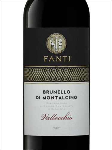 фото Fanti Vallocchio Brunello di Montalcino DOCG Фанти Валлоккио Брунелло ди Монтальчино Италия вино красное