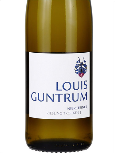 фото Louis Guntrum Riesling Niersteiner Rheinhessen QbA Луис Гунтрум Рислинг Нирштайнер Рейнхессен Германия вино белое