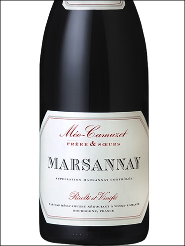 фото Domaine Meo-Camuzet Marsannay Rouge AOC Домен Мео-Камюзе Марсане Руж Франция вино красное