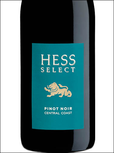 фото Hess Select Pinot Noir Central Coast Хесс Селект Пино Нуар Централ Коуст США вино красное