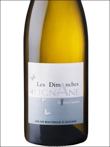 фото Les Dimanches de Lignane Blanc Drome IGP Ле Диманшс де Линьян Блан Дром Франция вино белое