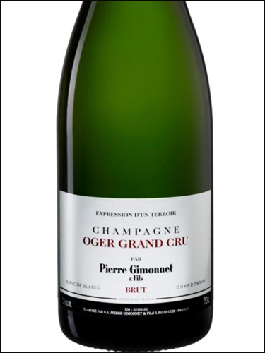 фото Champagne Pierre Gimonnet & Fils Oger Grand Cru Brut Шампанское Пьер Жимоне э Фис Ожер Гран Крю Брют Франция вино белое