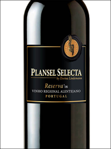 фото Plansel Selecta Reserva Tinto Vinho Regional Alentejano Плансел Селекта Резерва Тинту ВР Алентежану Португалия вино красное