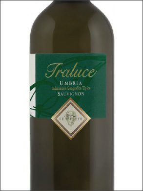фото Tenuta Le Velette Traluce Sauvignon Umbria IGT Тенута Ле Велетте Тралуче Совиньон Умбрия Италия вино белое