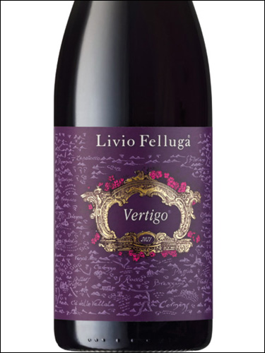 фото Livio Felluga Vertigo Rosso delle Venezie IGT Ливио Феллуга Вертиго Россо делле Венеция Италия вино красное