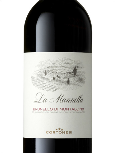 фото Cortonesi La Mannella Brunello di Montalcino DOCG Кортонези Ла Маннелла Брунелло ди Монтальчино Италия вино красное