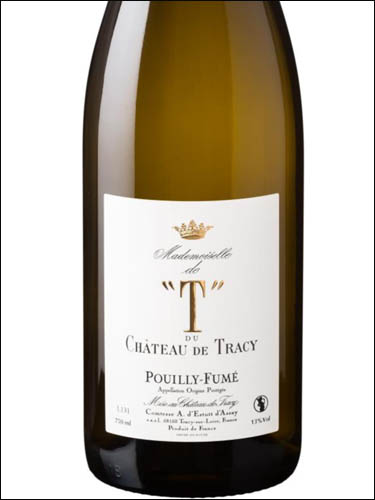 фото Chateau de Tracy Mademoiselle de T Pouilly-Fume AOC Шато де Траси Мадмуазель де Т Пуйи-Фюме Франция вино белое