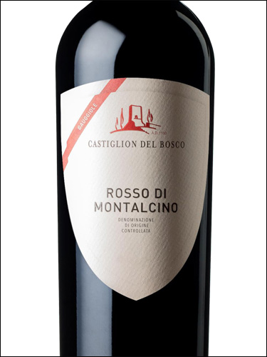 фото Castiglion del Bosco Rosso di Montalcino Gauggiole DOC Кастильон дель Боско Россо ди Монтальчино Гауджоле Италия вино красное