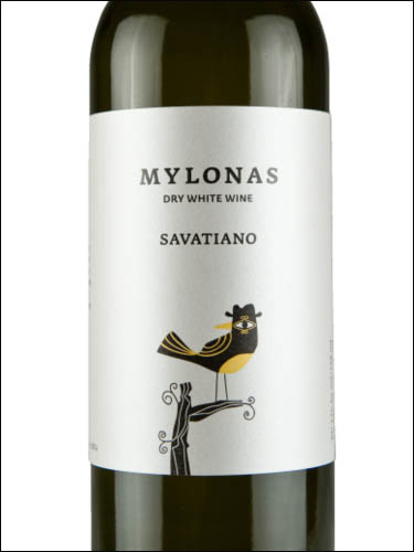 фото Mylonas Savatiano Attiki PGI Милонас Саватьяно Аттика Греция вино белое