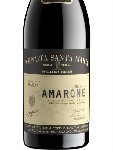 фото Tenuta Santa Maria Amarone della Valpolicella Classico Riserva DOCG Тенута Санта Мария Амароне делла Вальполичелла Классико Ризерва Италия вино красное