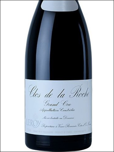 фото Domaine Leroy Clos de la Roche Grand Cru AOC Домен Леруа Кло де ла Рош Гран Крю Франция вино красное