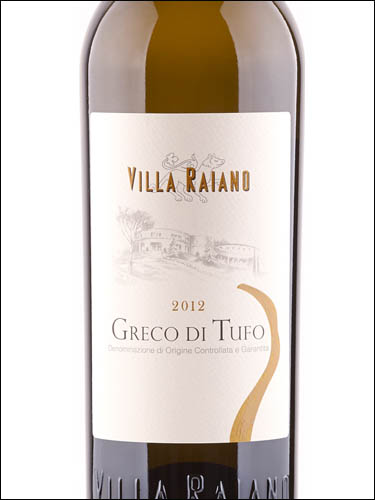 фото Villa Raiano Greco di Tufo DOCG Вилла Райано Греко ди Туфо ДОКГ Италия вино белое