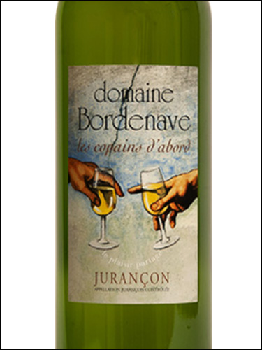 фото Domaine Bordenave Les Copains d'Abord Jurancon Sec AOC Домен Борденав ле Копен д'Абор Жюрансон Sec Франция вино белое