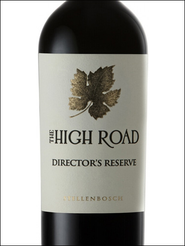 фото The High Road Director's Reserve Хай Роуд Директор'с Резерв ЮАР вино красное