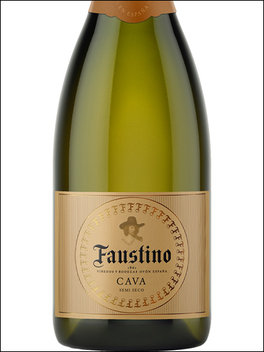 фото вино Cava Faustino Semi Seco 