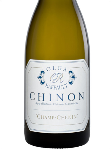 фото Olga Raffault Le Champ-Chenin Chinon AOC Ольга Раффо Ле Шам-Шенен Шинон Франция вино белое
