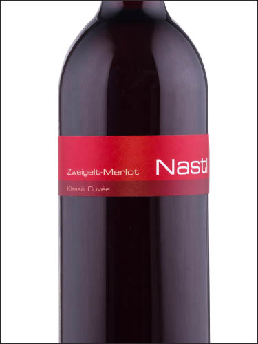 фото Nastl Zweigelt-Merlot Klassik Настль Цвайгельт-Мерло Классик Австрия вино красное