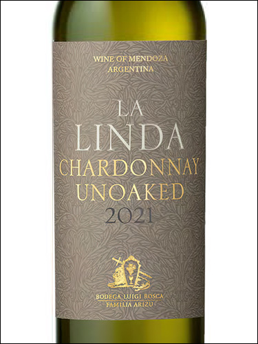 фото Luigi Bosca La Linda Chardonnay Unoaked Луиджи Боска Ла Линда Шардоне Аноукд Аргентина вино белое