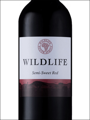 фото Wild Life Red Semi-Sweet Уайлд Лайф Красное Полусладкое ЮАР вино красное