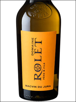 фото Domaine Rolet Macvin du Jura Blanc AOC Домен Роле Маквэн дю Жюра Блан Франция вино белое