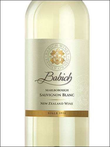фото Babich Sauvignon Blanc Marlborough Бабич Совиньон Блан Мальборо Новая Зеландия вино белое