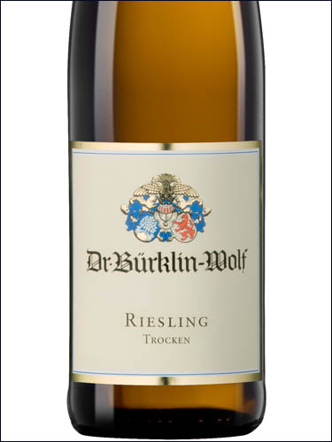 фото Dr. Buerklin-Wolf Riesling trocken Др. Бюрклин-Вольф Рислинг Трокен Германия вино белое